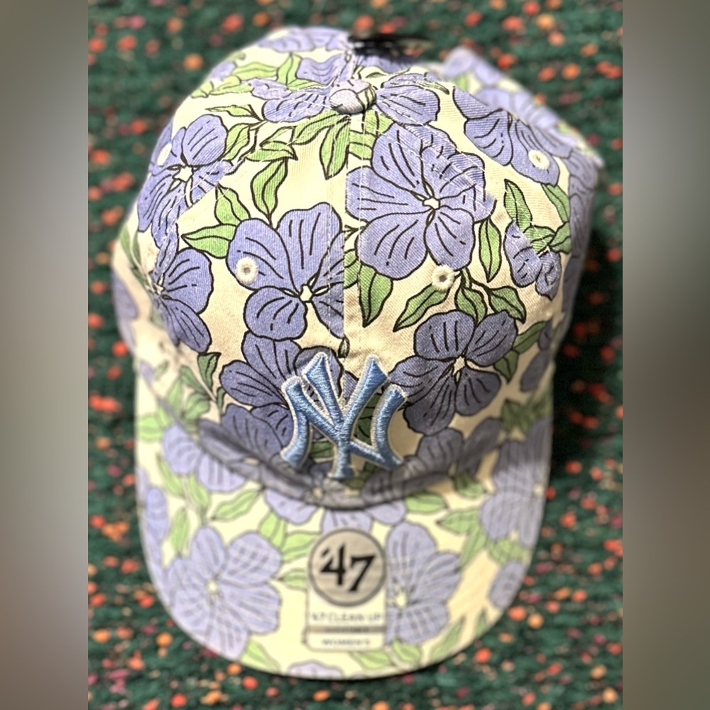 ‼️RARE‼️🎸’47 x Anthropologie🎸🔥NWT🔥Florentina Floral Baseball Cap - Picture 8 of 16